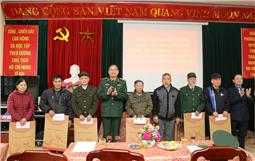 Trung tướng Dương Đình Thông chúc tết các địa phương, đơn vị trên địa bàn tỉnh Bắc Kạn